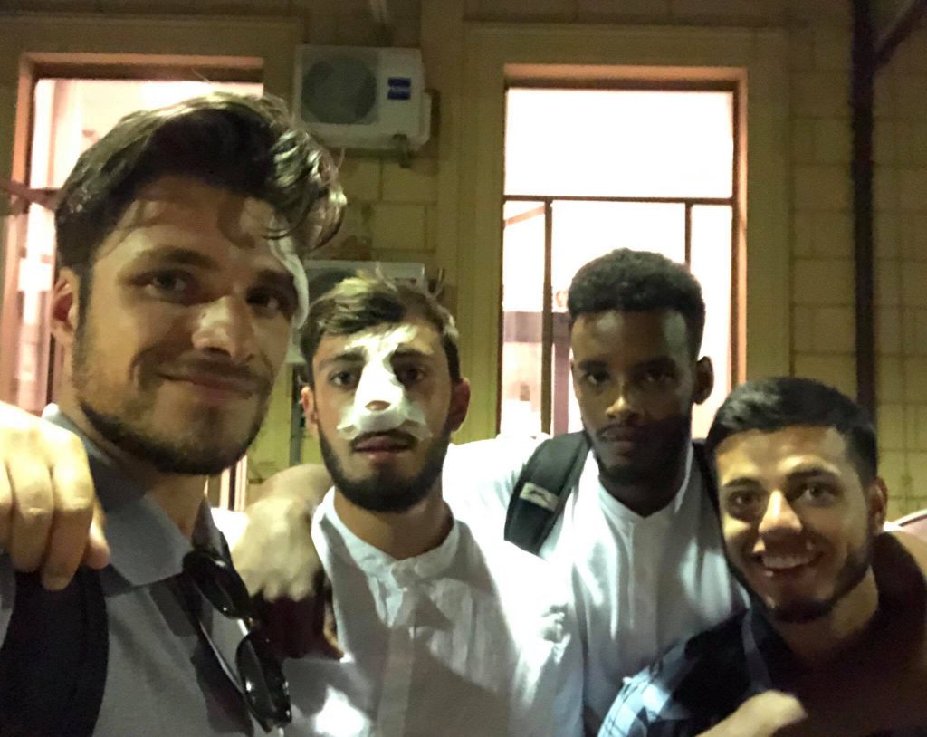 cinema america aggressione