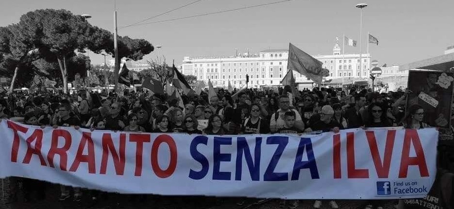 protesta cittadini, ex ilva