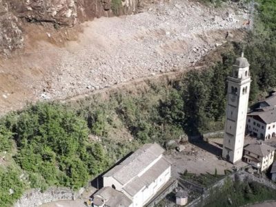 Allarme frane in Valtellina, già 150 le persone evacuate