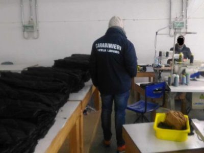 Cinese nei guai, sfruttava i dipendenti in nero con turni pesanti