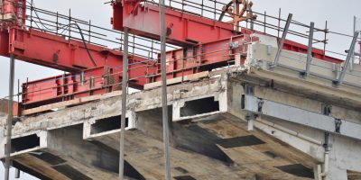 Ponte Morandi, il cantiere per la ricostruzione...