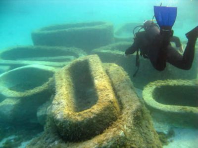 I Sarcofagi del Re riposano sui fondali di San Pietro in Bevagna