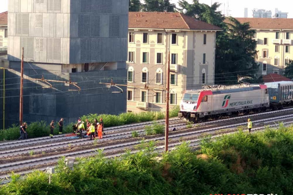 uomo investito Lambrate