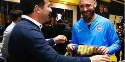 De Rossi, i video del tour nella sede del Boca ...