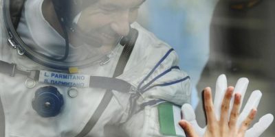 Luca Parmitano in orbita nel giorno dello sbarc...