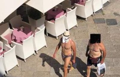 Il sindaco di Tropea vieta di girare a torso nudo e in costume