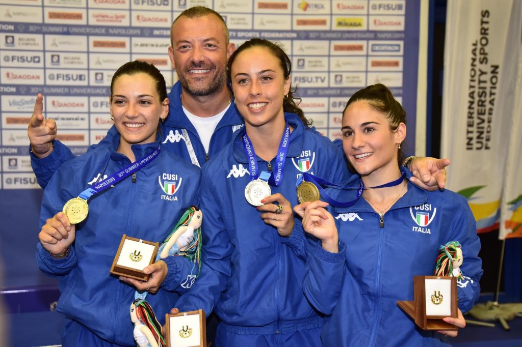 universiadi scherma due ori