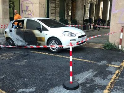 Incendiata auto di servizio Eni, sospetta matrice anarchica