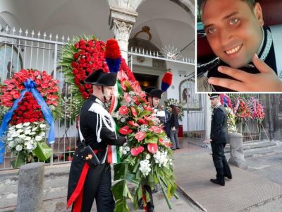 Stamattina i funerali del vice brigadiere Mario Cerciello Rega