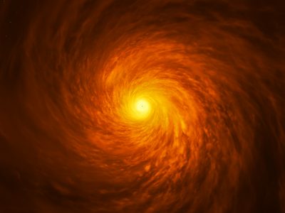 Quel disco di materia che non t’aspetti attorno al buco nero