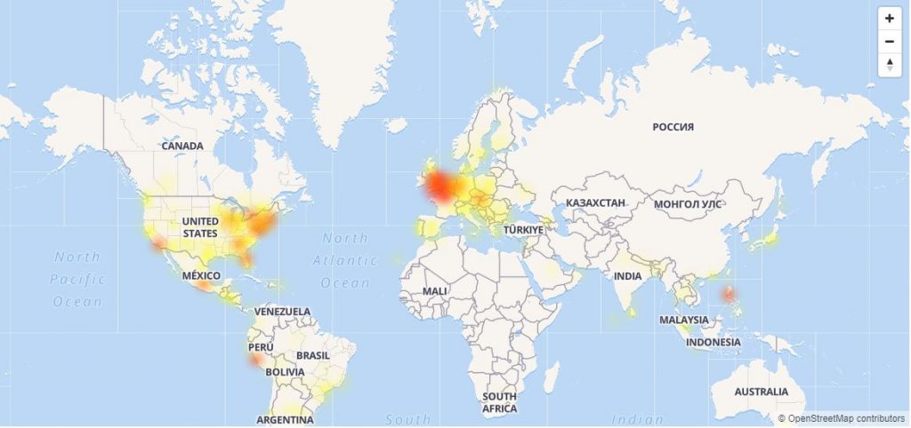 facebook whatsApp Instagram problemi