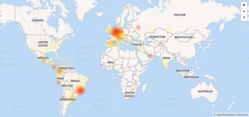 facebook whatsApp Instagram problemi