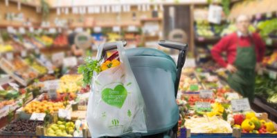 I sacchetti della spesa Mater-Bi che non inquin...