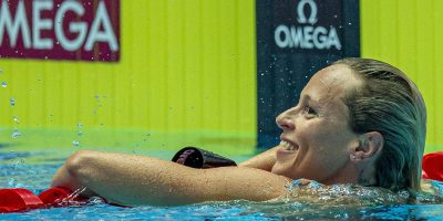 Le immagini della gara di Federica Pellegrini, ...