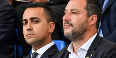 Vertice di governo, a Palazzo Chigi, tra Salvin...