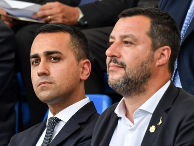 Vertice di governo, a Palazzo Chigi, tra Salvini e Di Maio