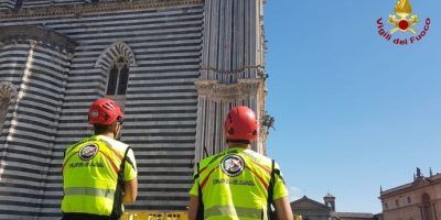 Crollo cornicione Duomo di Orvieto: droni per v...
