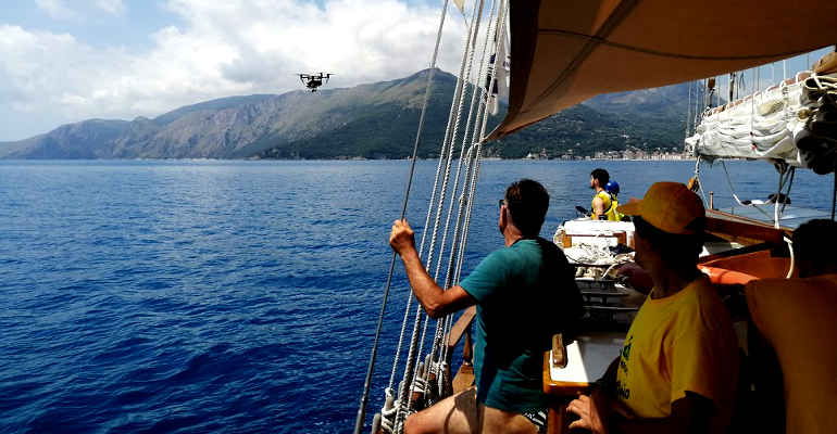 Goletta Verde (progetto Litter Hunter) - Foto da sito Legambiente