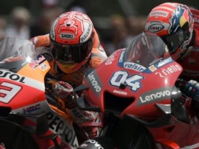 MotoGp, sul filo di lana Dovizioso batte Marquez