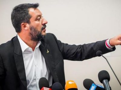 Matteo Salvini fischiato al Festival della Versiliana