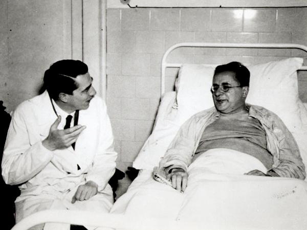 Il chirurgo Pietro Valdoni che salvò Palmiro Togliatti a seguito dell'attentato