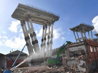 Genova, si è conclusa la demolizione del ponte Morandi
