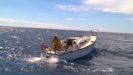 diportista, bandiera blu