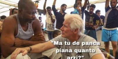 Richard Gere sulla Open Arms, impazzano le batt...