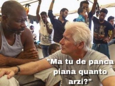 Richard Gere sulla Open Arms, impazzano le battute sul web