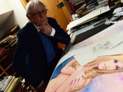 Il drappellone del Palio è stato realizzato da Milo Manara