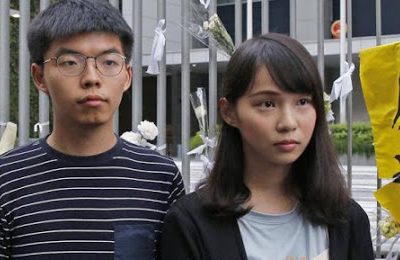 Liberi su cauzione i due leader pro-democrazia di Hong Kong