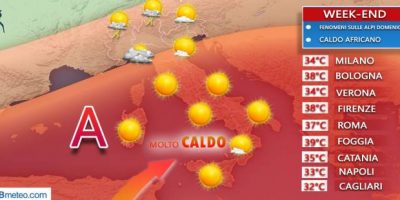 Meteo: ondata di caldo africano tra domenica e ...
