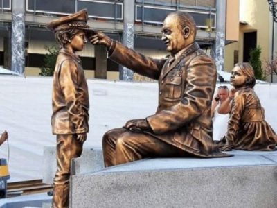 Inaugurata a Borgosesia la fontana contro tutte le mafie