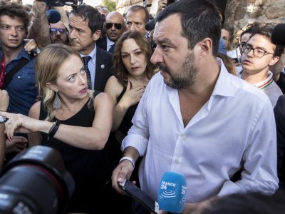 Aperta la kermesse di Atreju, fra gli ospiti Orban, Conte e Salvini