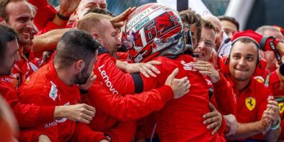 Leclerc porta la Ferrari al trionfo sul circiut...