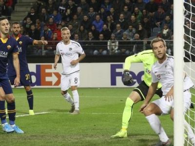 EL, una Roma ampiamente rimaneggiata pareggia a Graz: 1-1