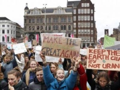 Amsterdam: arrestati 130 manifestanti per il clima