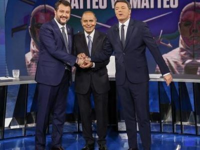 Renzi vs Salvini: duello tv stasera tra i due “Matteo”