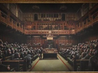 Più di 11 milioni di euro per “Devolved Parliament” di Banksy