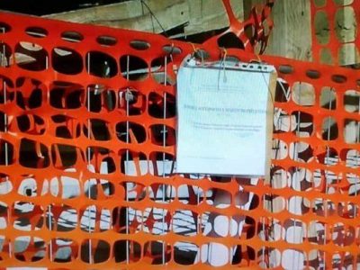 Operaio cade da un muro, ferito denuncia il titolare