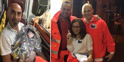 Napoli, partorisce in casa assistita dal person...