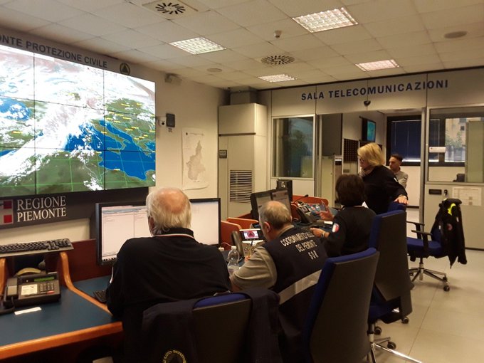 sala operativa regione piemonte