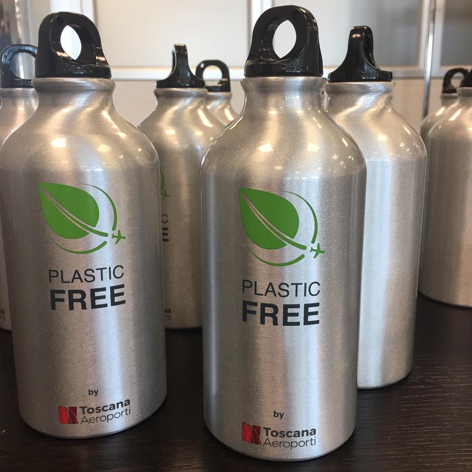 borracce plastic free toscana aeroporti