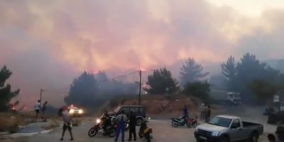 Scontro fra profughi causa l’incendio del...