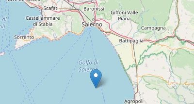 Scossa di terremoto 3.1 nel Golfo di Salerno senza danni