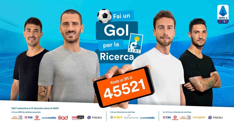 airc un gol per la ricerca