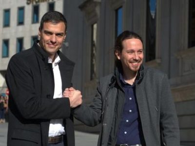 Spagna, governo giallofucsia modello Italy fra Psoe e Podemos