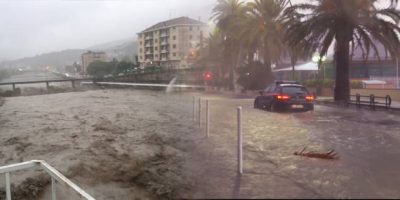 Frane, allagamenti e alberi caduti nel Ponente ...