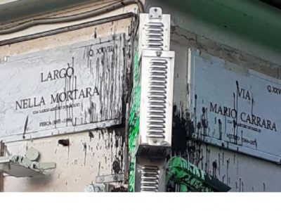 Roma, imbrattate targhe dedicate alle vittime delle leggi razziali