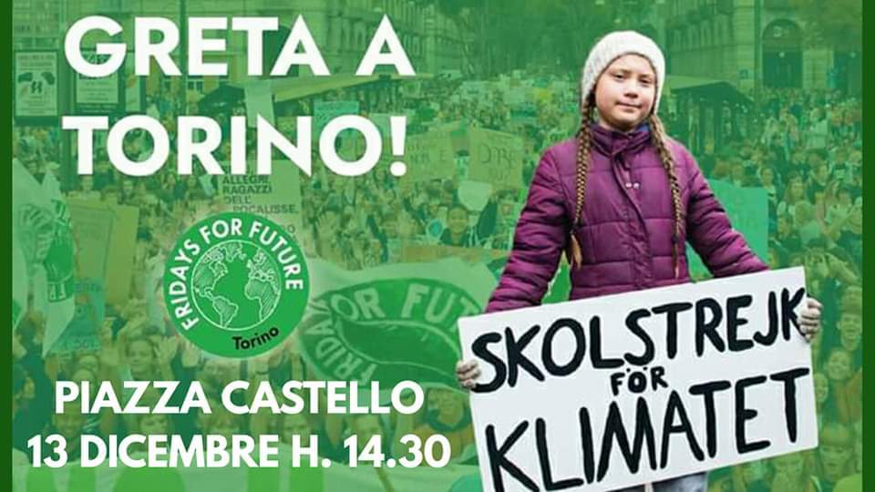 greta thunberg torino